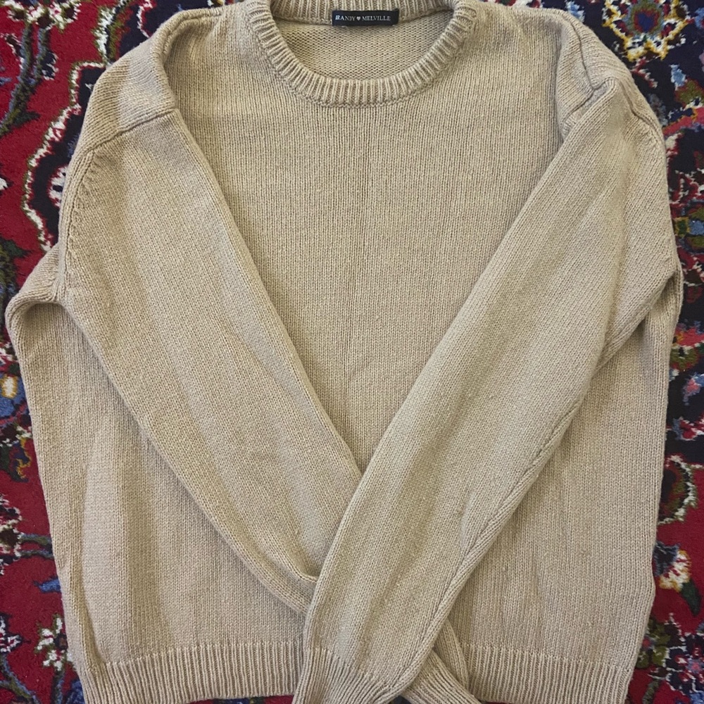 Tan brandy Melville sweater